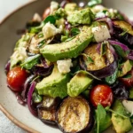 Eggplant Avocado Power Salad: Vibrant and Creamy Delight First Image