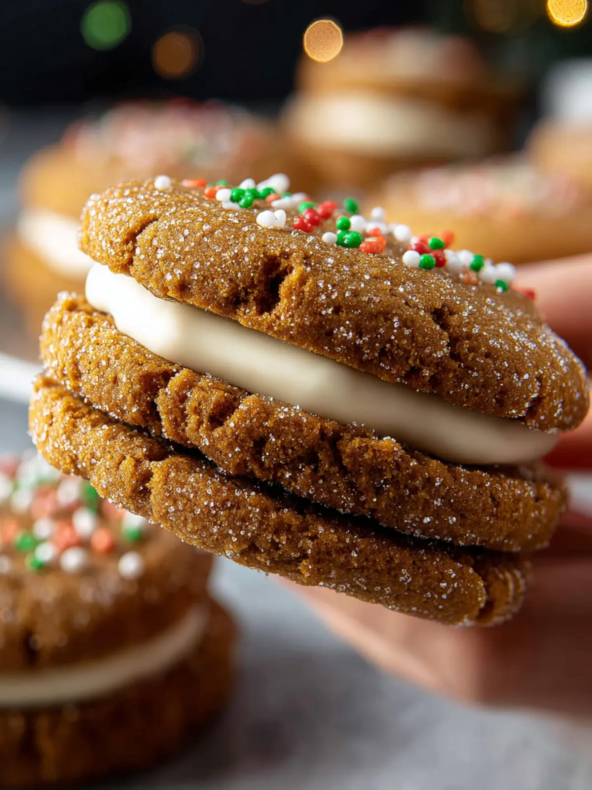 Gingerbread Sandwich Cookies First Image