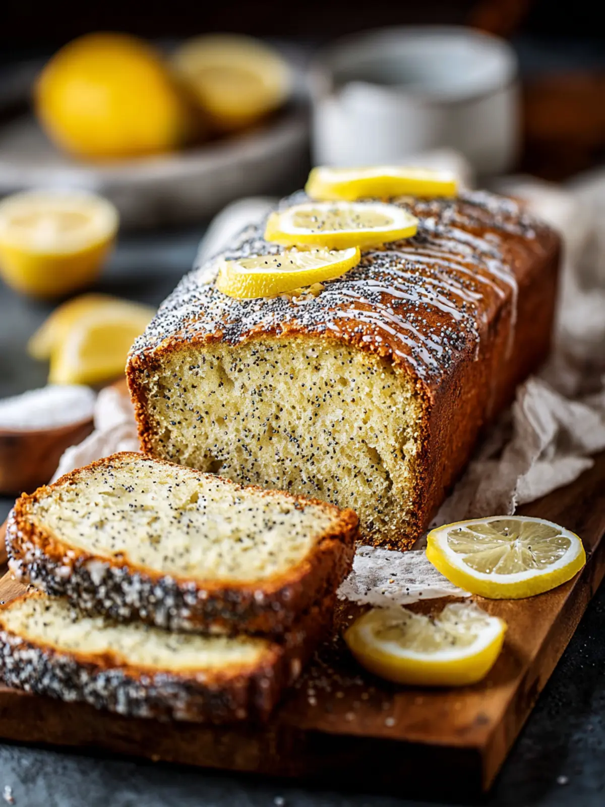 Lemon Poppy Seed Bread First Image