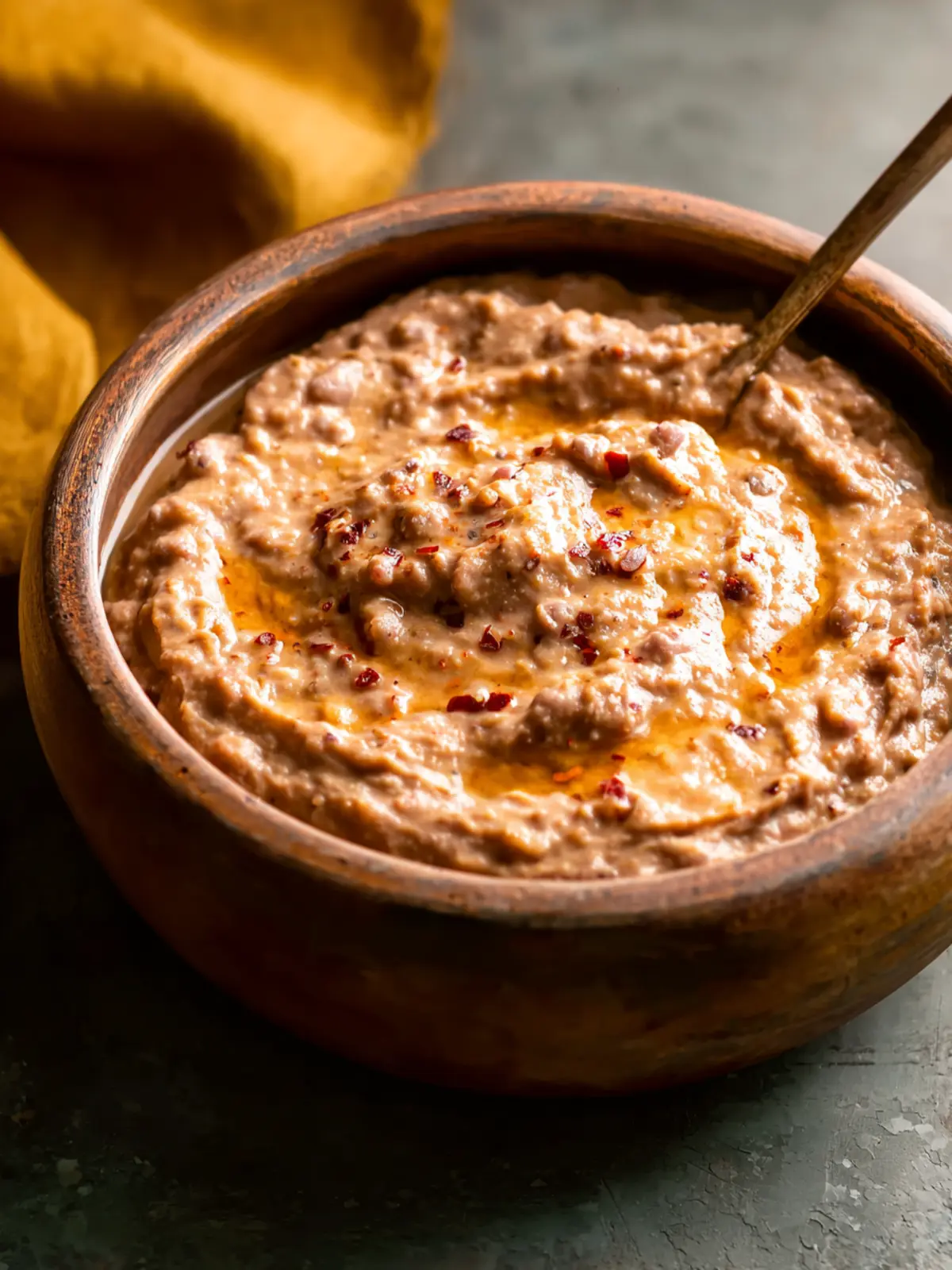 Refried Beans From Scratch (Five-Ingredient Mexican Classic) First Image
