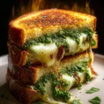 Sourdough Pesto Grilled Cheese First Image