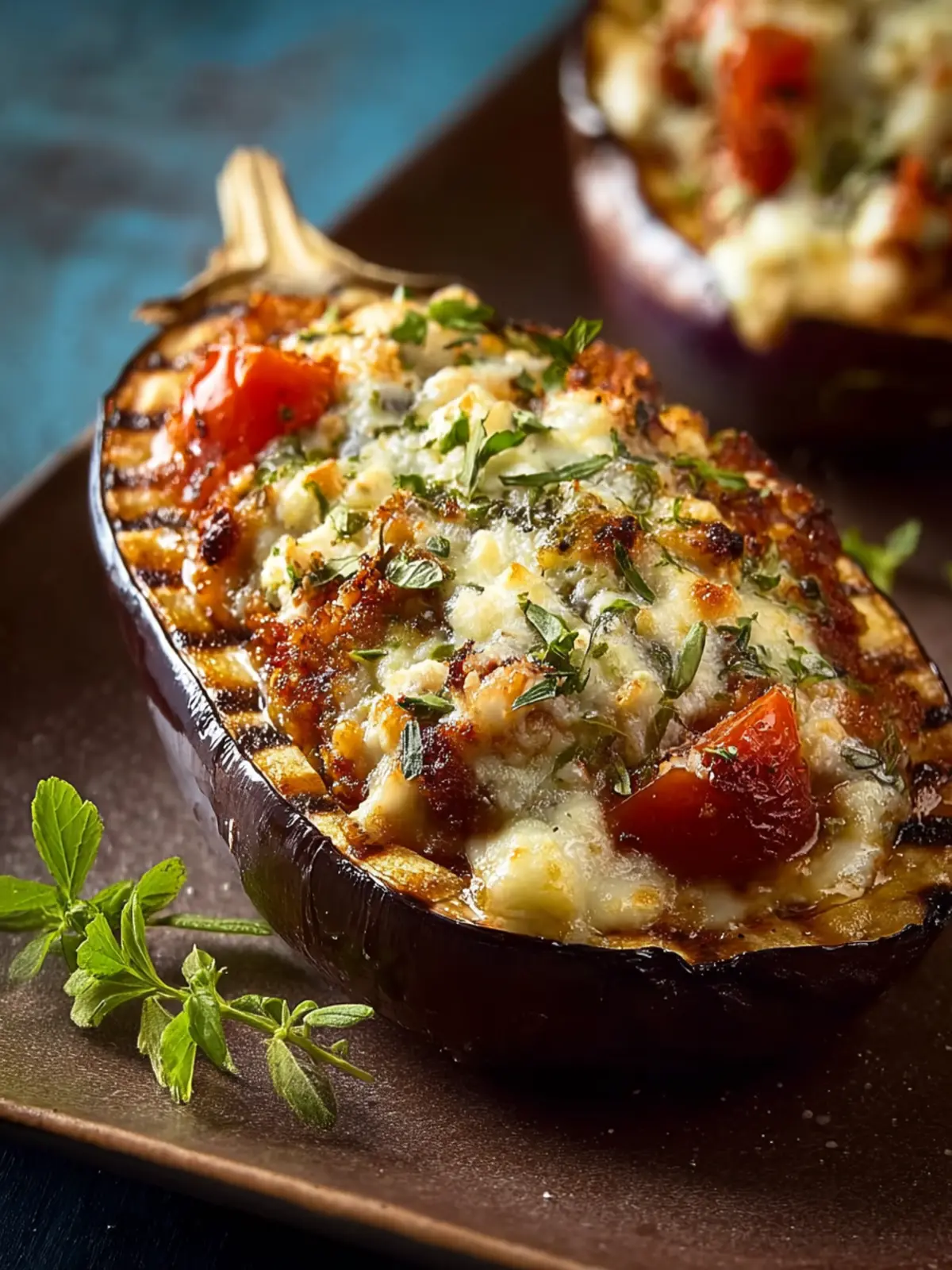 Spanish Stuffed Eggplant First Image