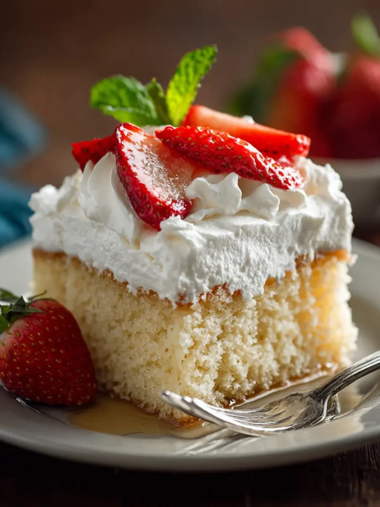 Tres Leches Cake Recipe (Soft, Moist, and Ridiculously Good) First Image