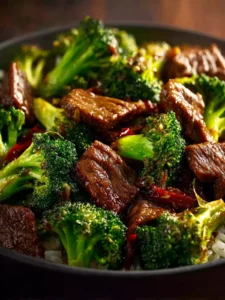 air fryer beef broccoli First Image