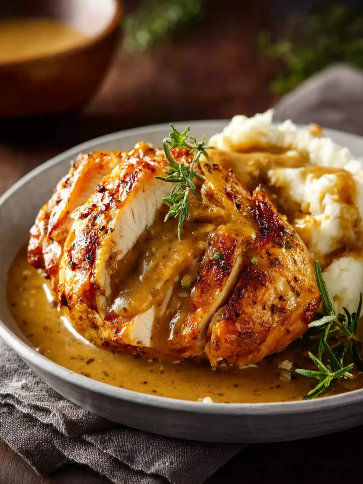 chicken and gravy First Image