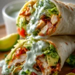 chicken avocado ranch burritos First Image