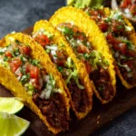 crispy ground beef tacos First Image