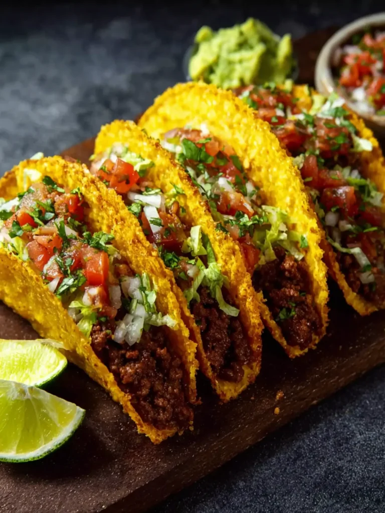 crispy ground beef tacos First Image