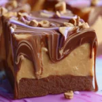 peanut butter nutella fudge First Image