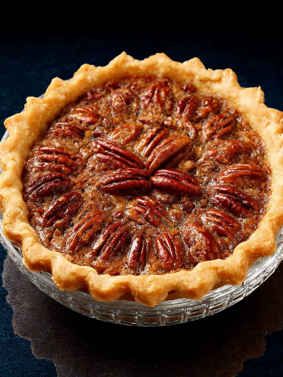pecan pie without corn syrup First Image