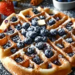 Blueberry Waffles First Image