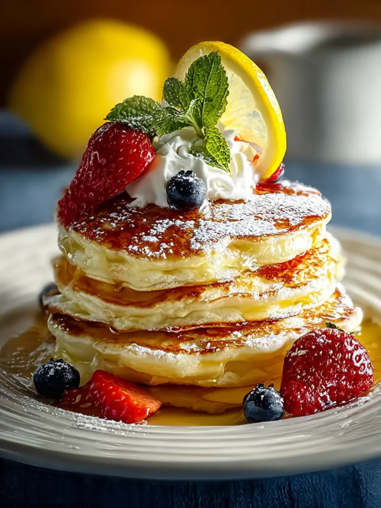 Zesty Lemon Ricotta Dream Pancakes First Image